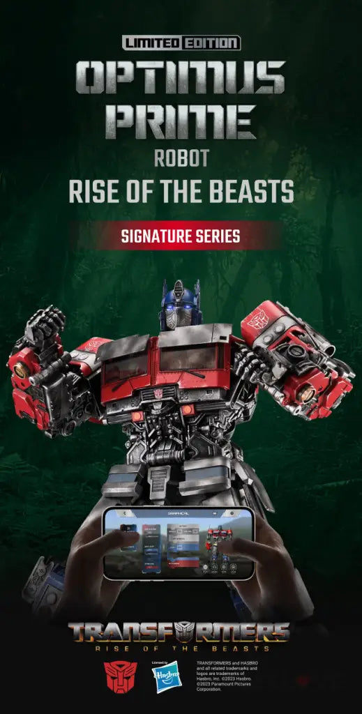 Optimus Prime Rise Of The Beasts Signature Robot (Limited Edition) Action Figure