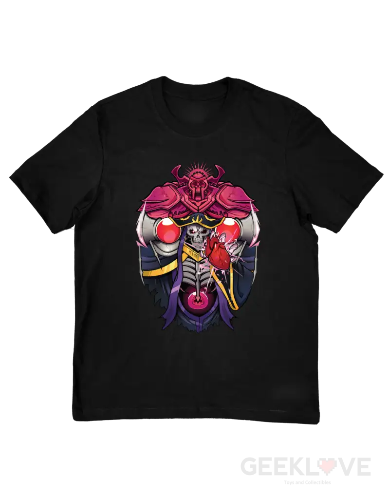 Overlord Ainz Premium Graphic Tee Xs / Black Apparel