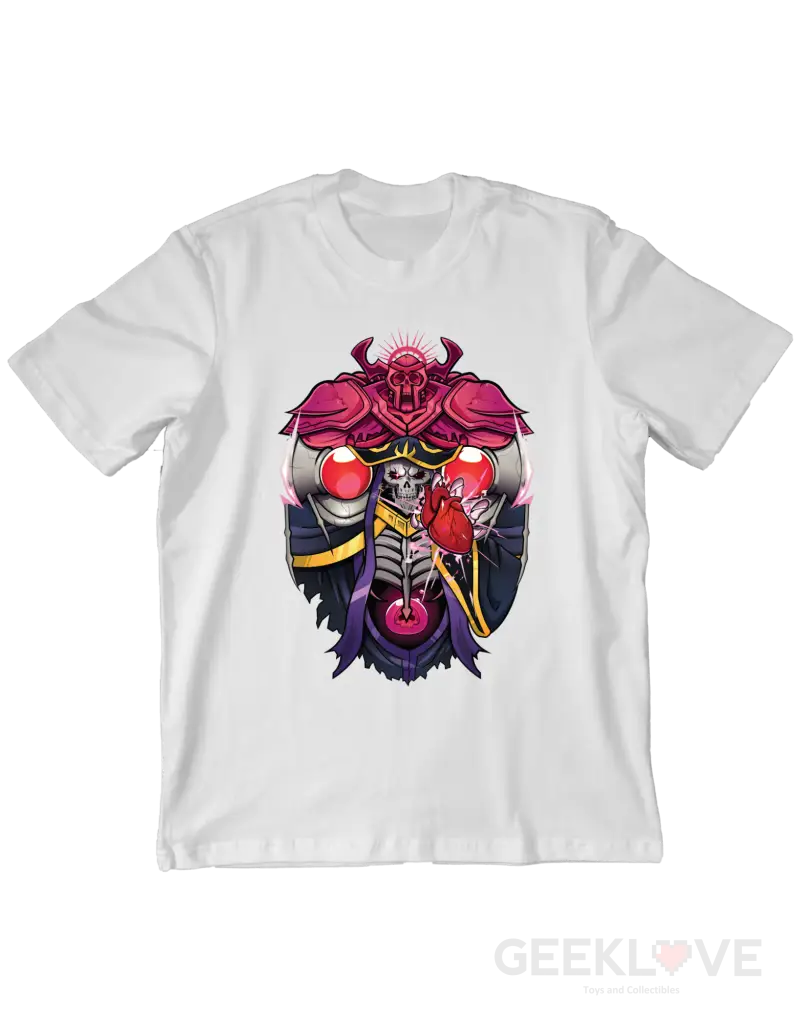 Overlord Ainz Premium Graphic Tee Xs / White Apparel