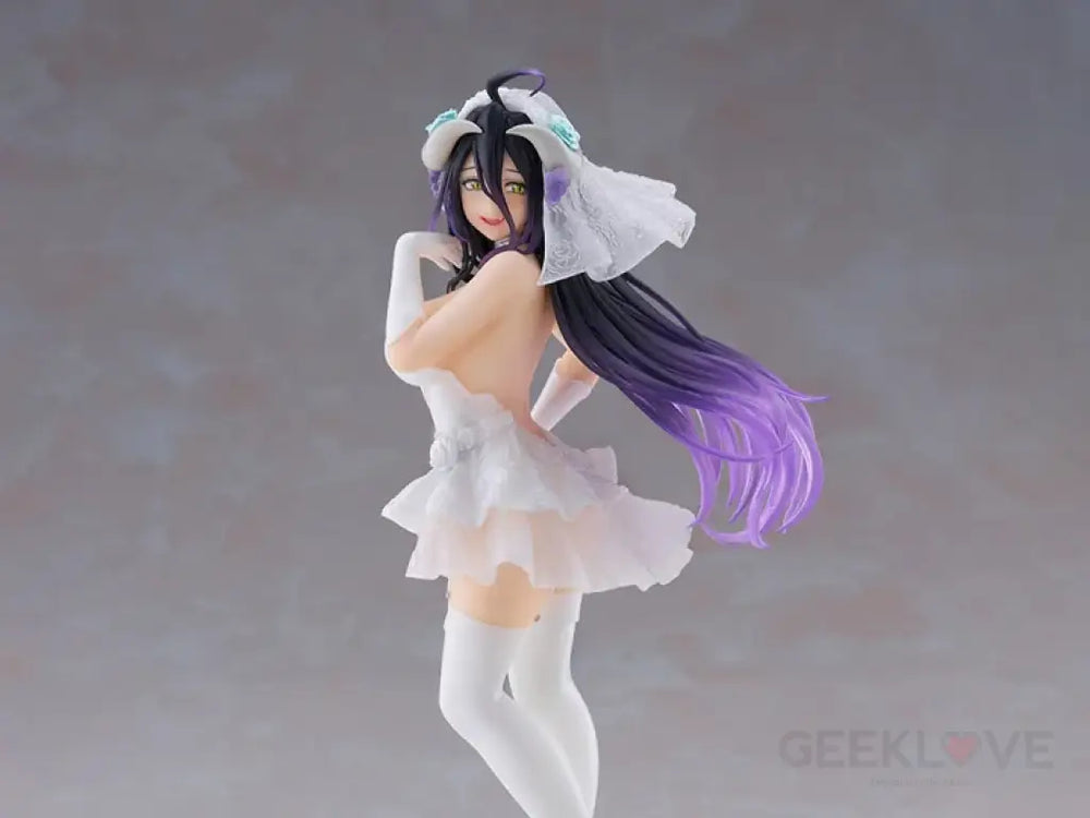Overlord Coreful Figure - Albedo (Wedding Ver.) Prize Figure