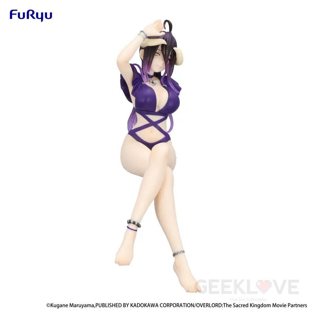 OVERLORD Noodle Stopper Figure Albedo Swimsuit Dark Purple Color ver. Prize Figure