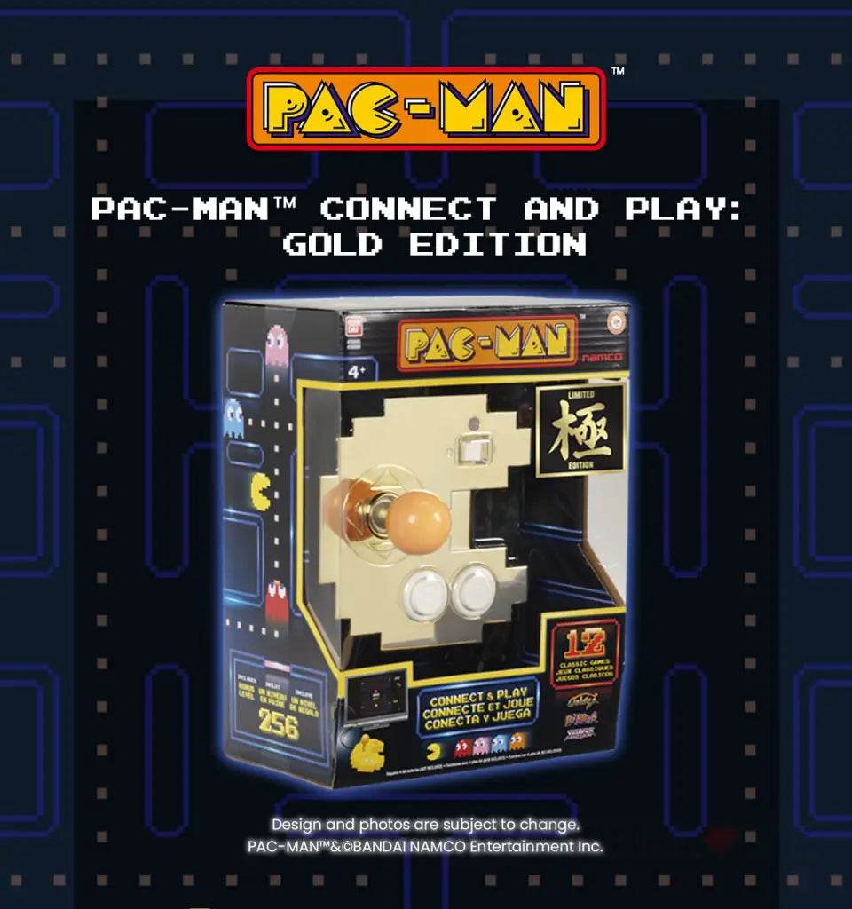 Pac-Man Connect and Play: Gold Edition - GeekLoveph