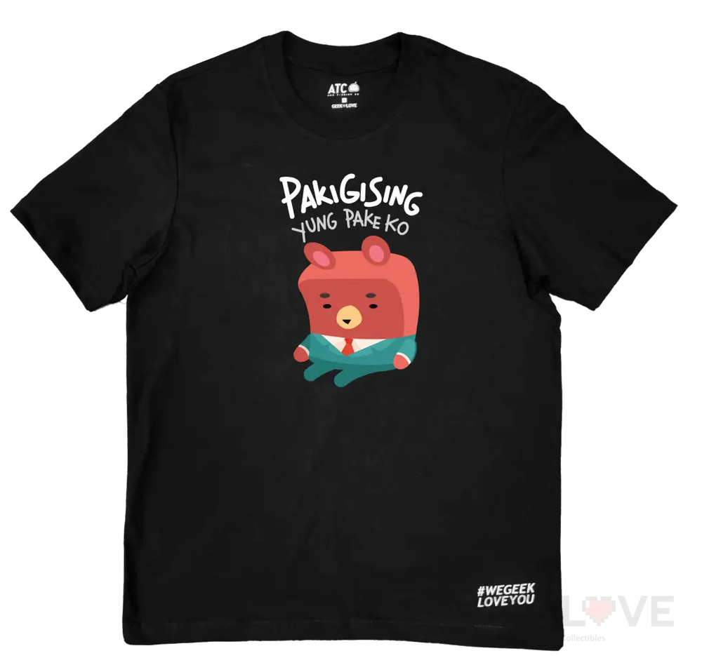 Pakigising Coffee Bear Premium Geek Tee Xs / Black Apparel