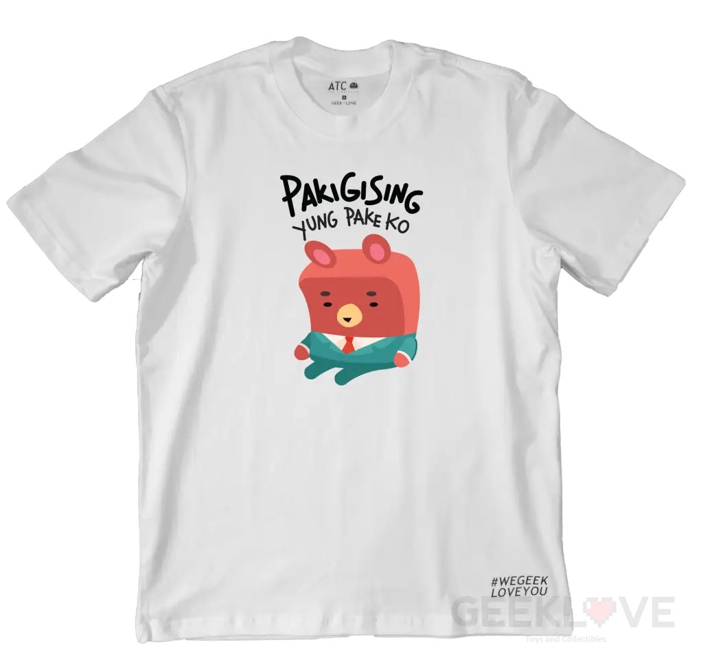 Pakigising Coffee Bear Premium Geek Tee Xs / White Apparel