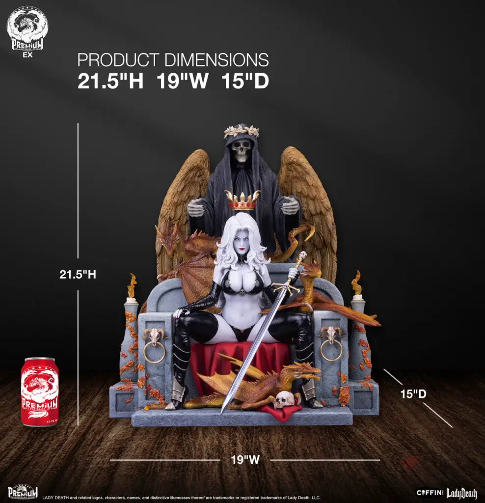 Pcs Lady Death 1/4 Deluxe Scale Figure