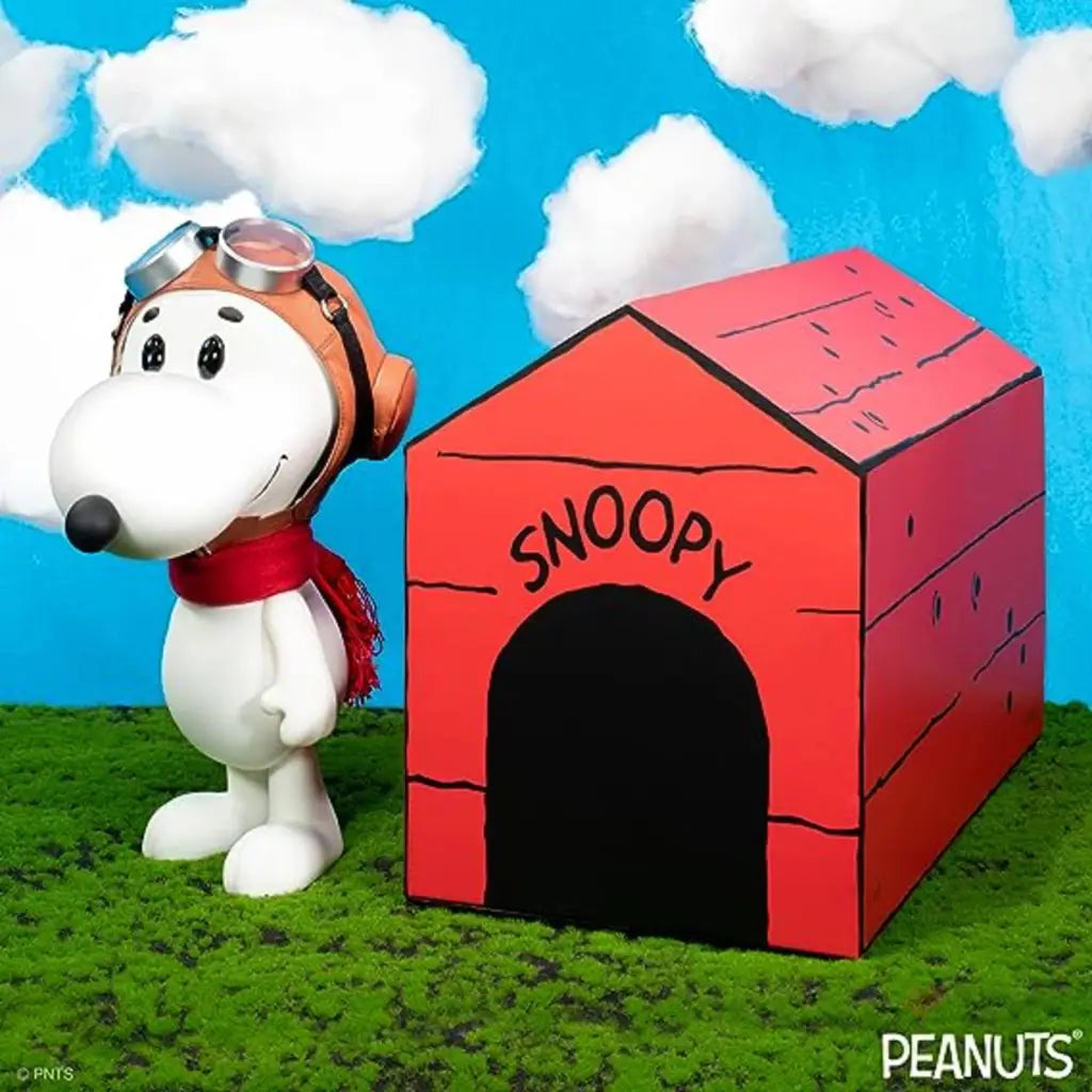 Peanuts Supersize Vinyl Figure - Snoopy Flying Ace (Doghouse Box) Designer/Art Toy