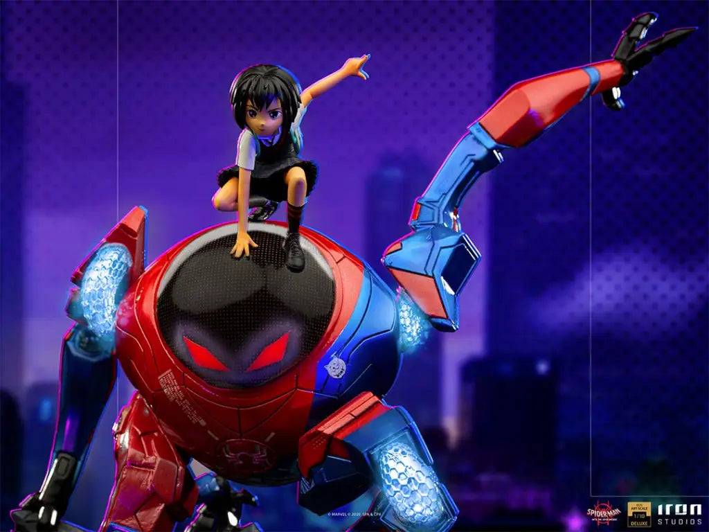 Spider-Man: Into The Spider-Verse Battle Diorama Series Peni Parker & Sp//Dr 1/10 Art Scale Statue