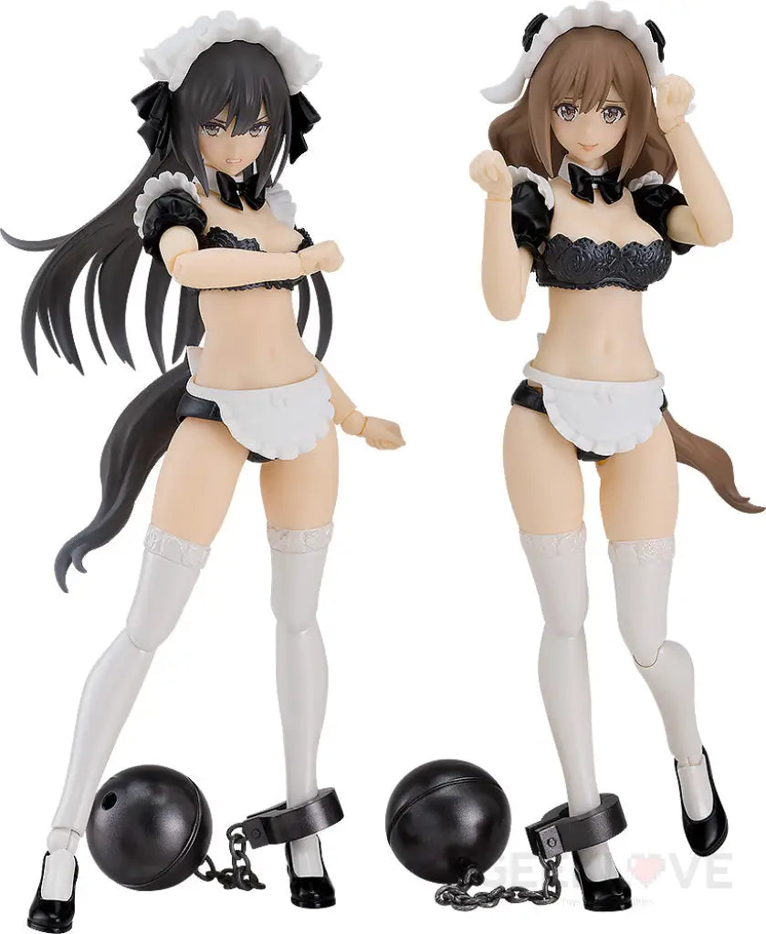 Plamax Gp-07 Underwear Body Girl Ran & Jelly Maid Ver. Set Model Kit