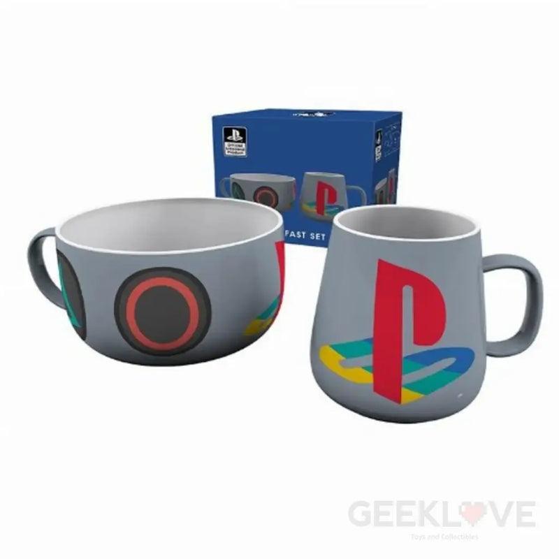 PLAYSTATION - Breakfast Set - Mug + Bowl - Classic Design