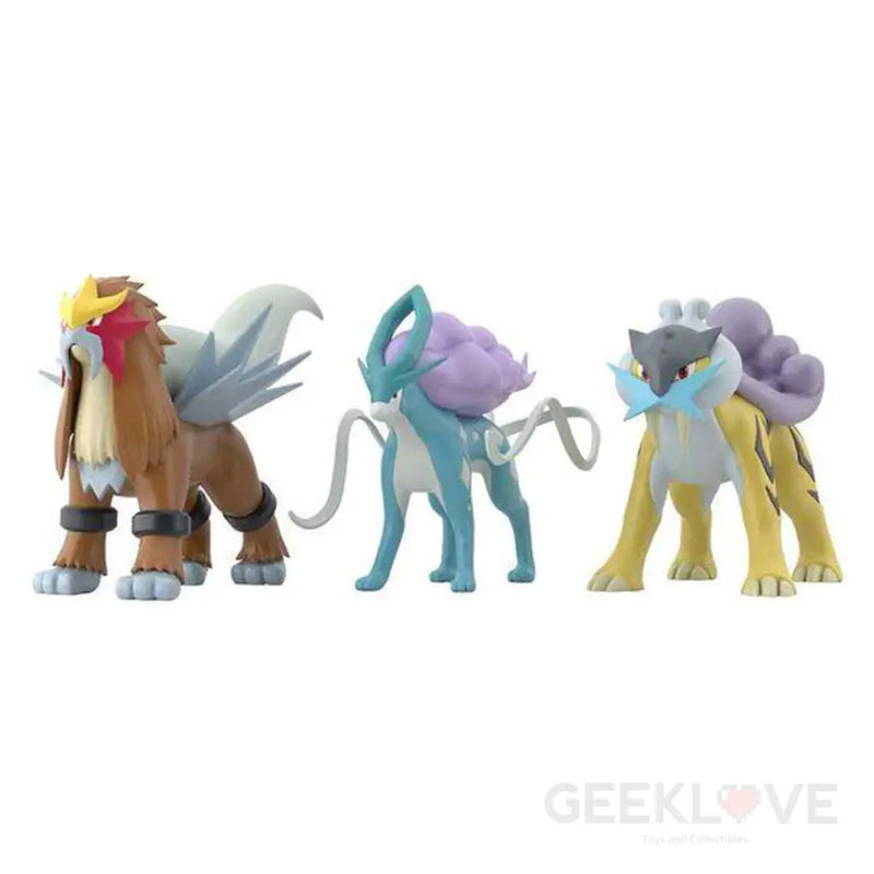 Pokemon Scale World Johto Raikou & Entei & Suicuneel