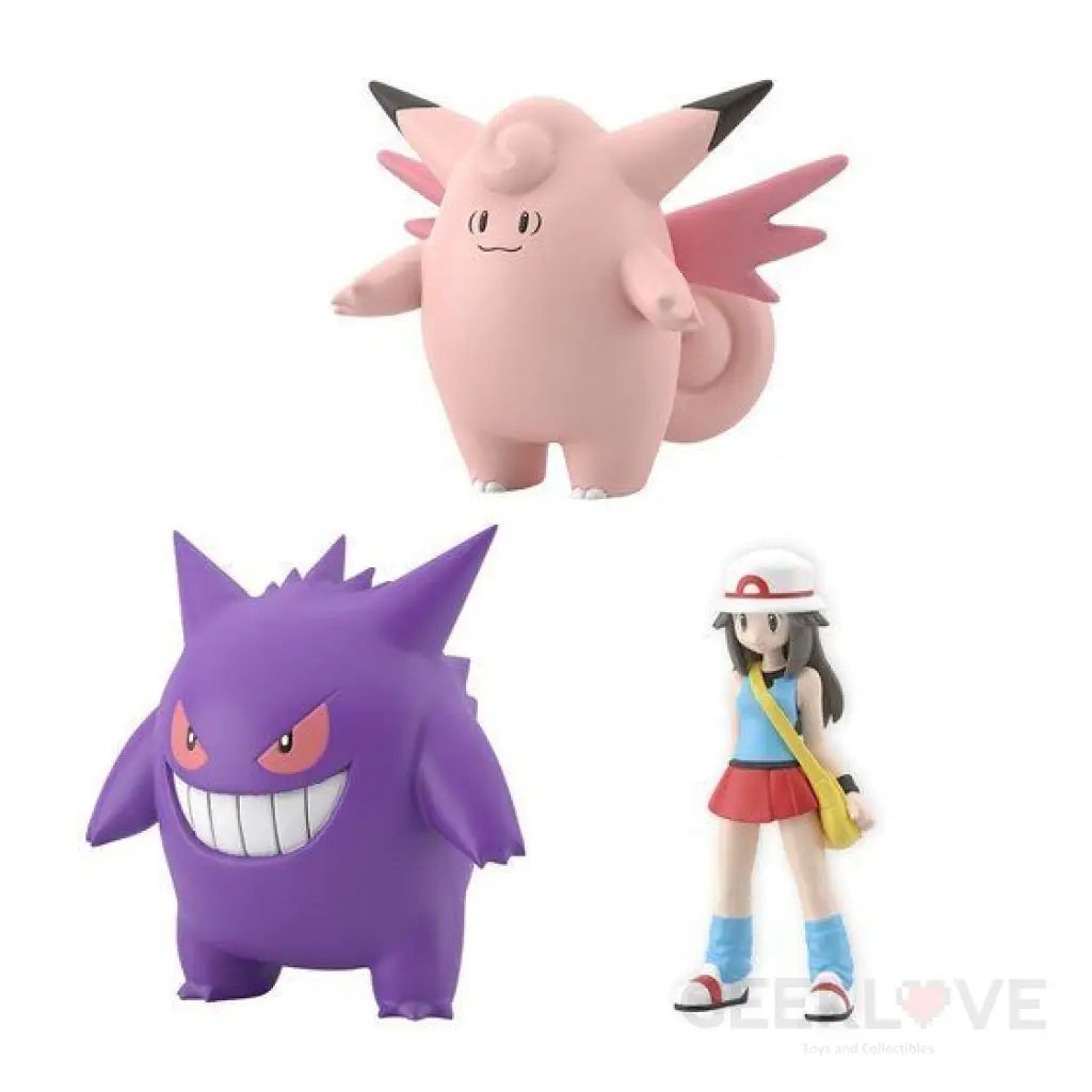 Pokemon Scale World Kanto Leaf, Clefable & Gengar - GeekLoveph