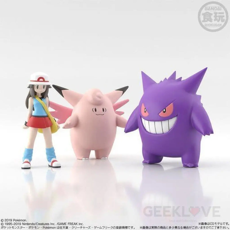 Pokemon Scale World Kanto Leaf, Clefable & Gengar