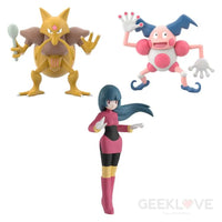 Pokemon Scale World Kanto Region Sabrina & Kadabra Mr. Mime