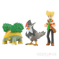 Pokemon Scale World Sinnoh Region Barry & Grotle & Staraptor - GeekLoveph