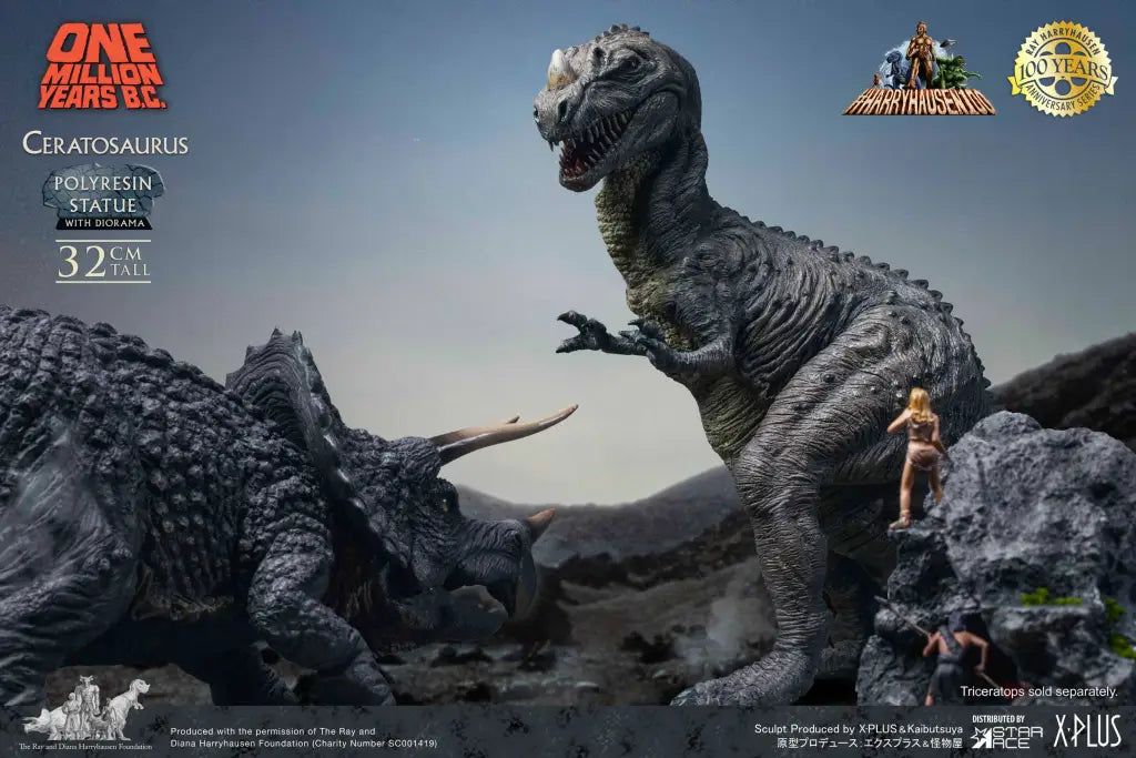Polyresin Series - Ceratosaurus (One Million Years B.C.) - GeekLoveph