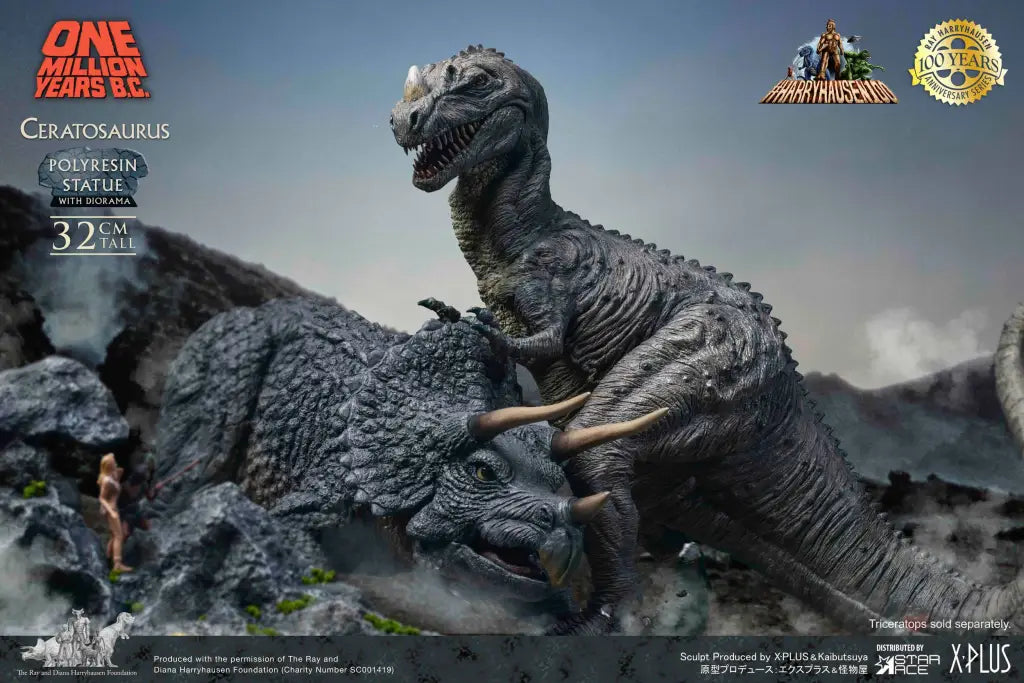 Polyresin Series - Ceratosaurus (One Million Years B.C.) - GeekLoveph