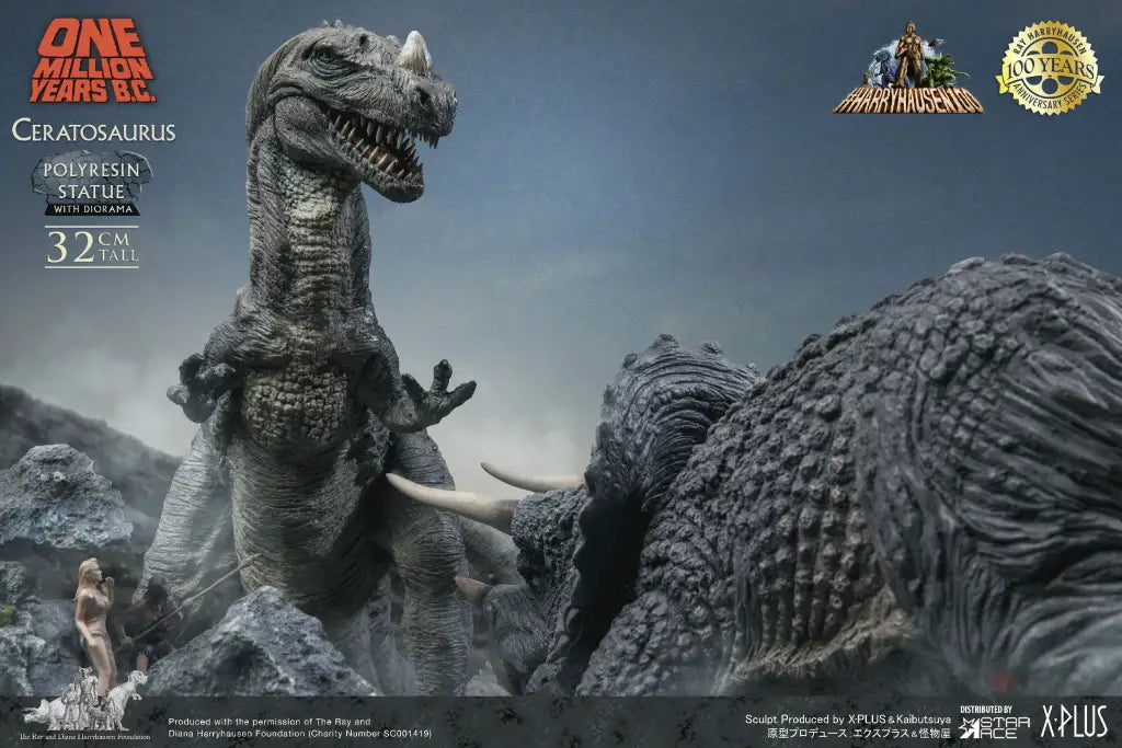 Polyresin Series - Ceratosaurus (One Million Years B.C.) - GeekLoveph
