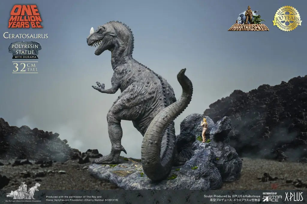 Polyresin Series - Ceratosaurus (One Million Years B.C.) - GeekLoveph