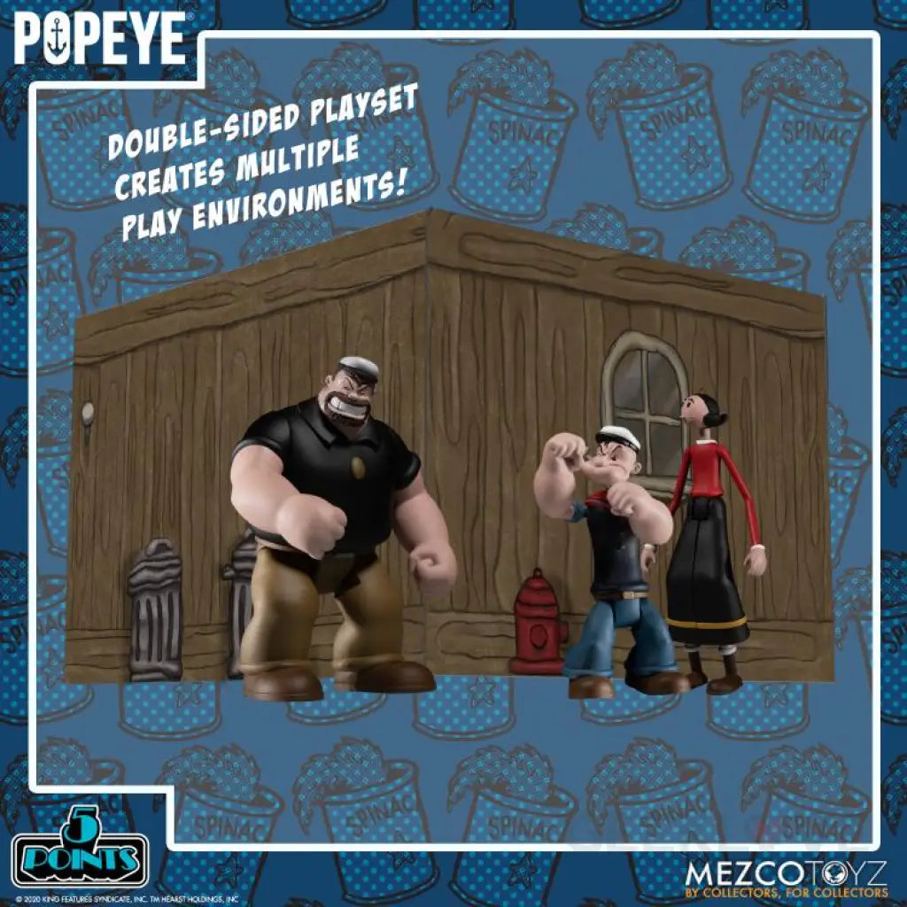 Popeye Classic Comic Strip 5 Points Deluxe Boxed Set - GeekLoveph
