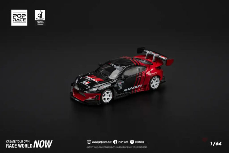 POPRACE 1/64 PANDEM GR86 ADVAN