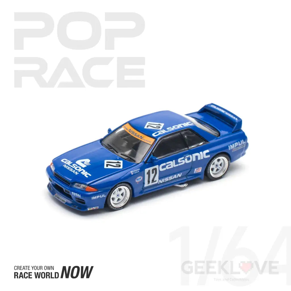 POPRACE NISSAN SKYLINE GT-R R32 JTC 1990 CALSONIC #12 – GEEKLOVEPH TOY ...