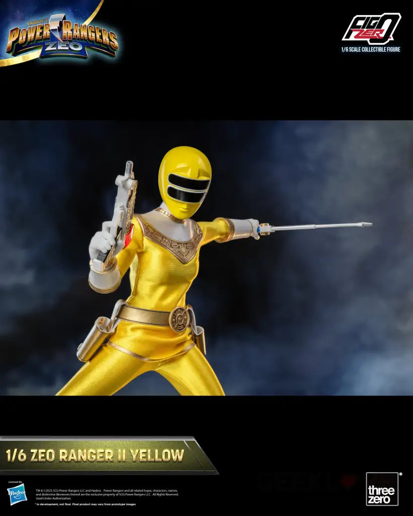 Power Rangers Zeo Figzero Ranger Ii Yellow Figzero