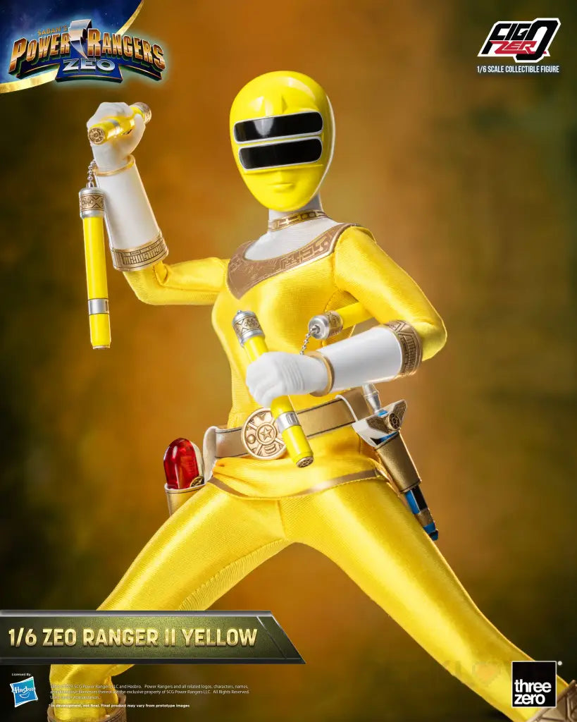 Power Rangers Zeo Figzero Ranger Ii Yellow Figzero