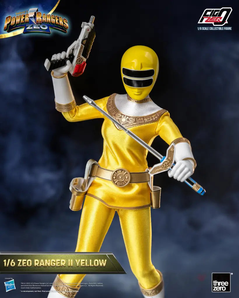 Power Rangers Zeo Figzero Ranger Ii Yellow Figzero