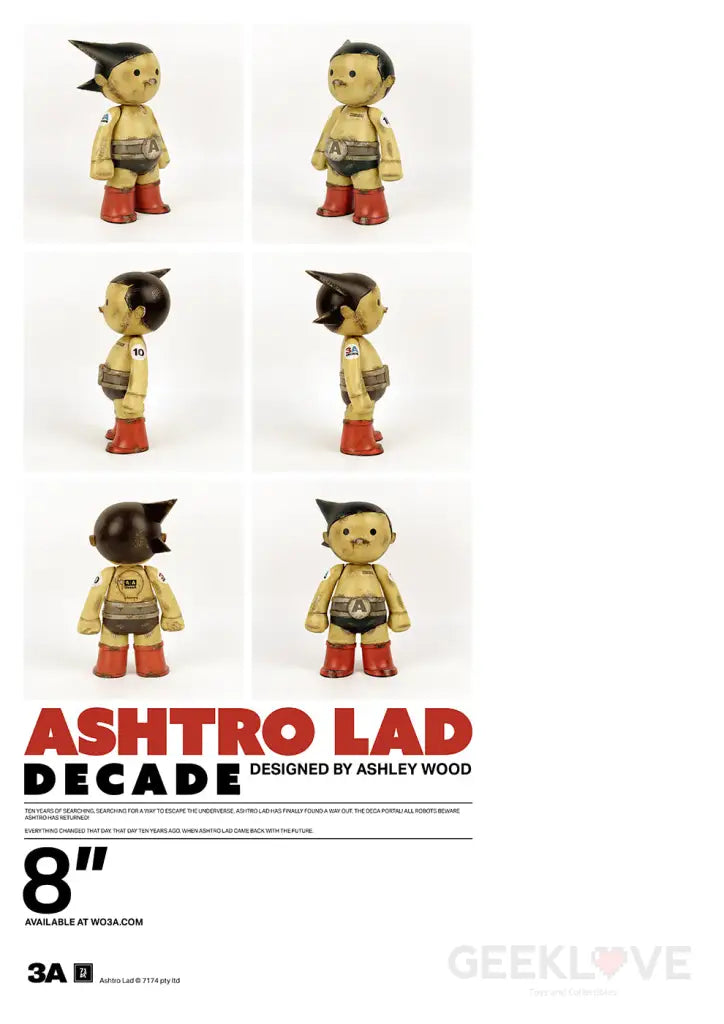 Pre Order 3A ASHTRO LAD DECADE Vinyl Collectible Figure - GeekLoveph