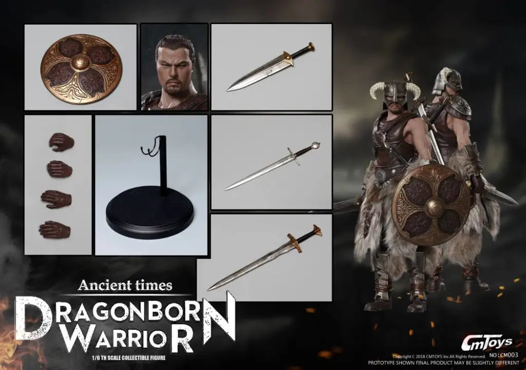 Pre Order CM Toys 1/6th scale Ancient Times Dragonborn Warrior - GeekLoveph
