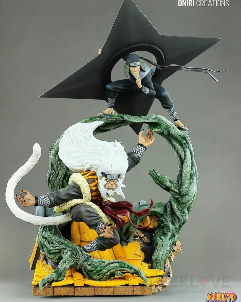 Pre Order Sarutobi Third Hokage and Enma from Naruto 1/6 scale