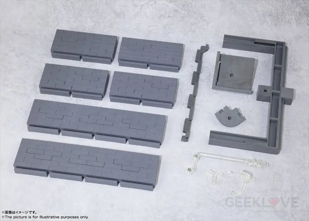 Pre-Order Tamashii Option Brick Wall (Gray Ver.) - GeekLoveph