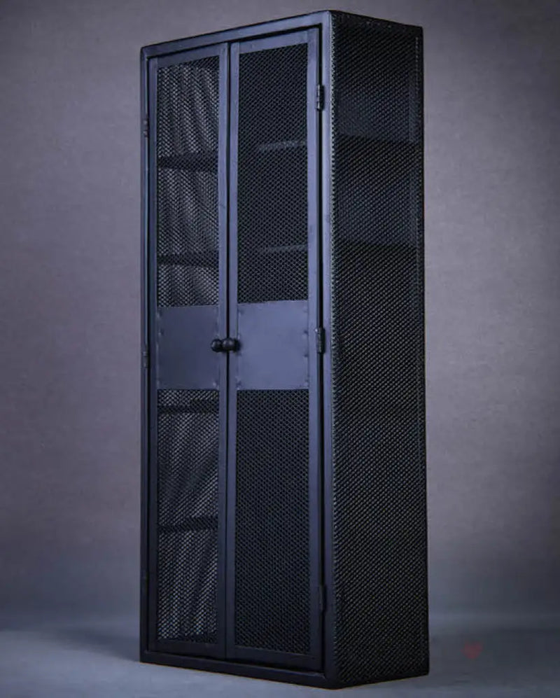Pre Order VSTOYS 18XG34A 1/6 Metal weapon cabinet locker (Black)