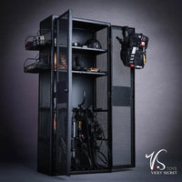 Pre Order VSTOYS 18XG34A 1/6 Metal weapon cabinet locker (Black) - GeekLoveph