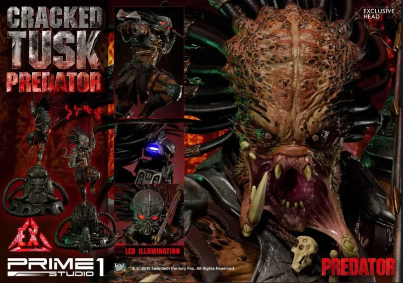 Premium Masterline Predator (Comics) Cracked Tusk Predator EX Version