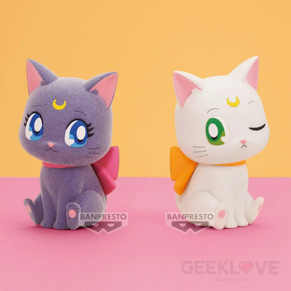 Pretty Guardian Sailor Moon Cosmos The Movie Fluffy Puffy Luna/Artemis Big Ribbon Ver.(B:artemis)