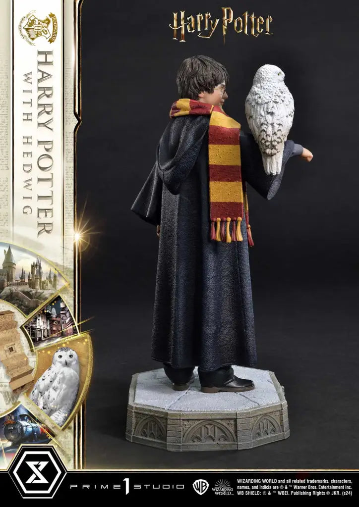 Prime Collectible Figures Harry Potter With Hedwig Scale Figure