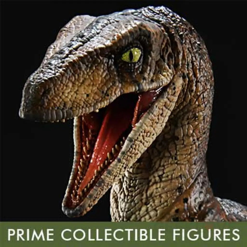 Prime Collectible Figures Jurassic Park (Film) Velociraptor Jump Scale Figure