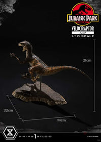 Prime Collectible Figures Jurassic Park (Film) Velociraptor Jump Scale Figure