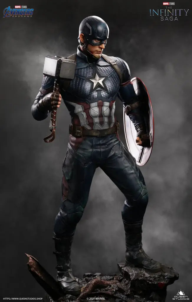 Queen Studios Captain America 1/2 Scale Statue - GeekLoveph
