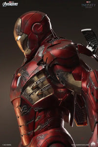 Queen Studios Iron Man Mark 7 1/3 Statue (Battle Damaged) Scale Figure