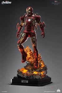 Queen Studios Iron Man Mark 7 1/3 Statue (Battle Damaged) Scale Figure