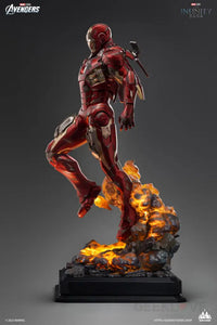 Queen Studios Iron Man Mark 7 1/3 Statue (Battle Damaged) Scale Figure