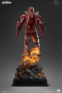 Queen Studios Iron Man Mark 7 1/3 Statue (Battle Damaged) Scale Figure