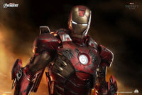 Queen Studios Iron Man Mark 7 1/3 Statue (Battle Damaged) Scale Figure