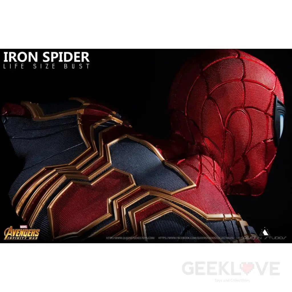 Queen Studios Iron Spider Bust - GeekLoveph