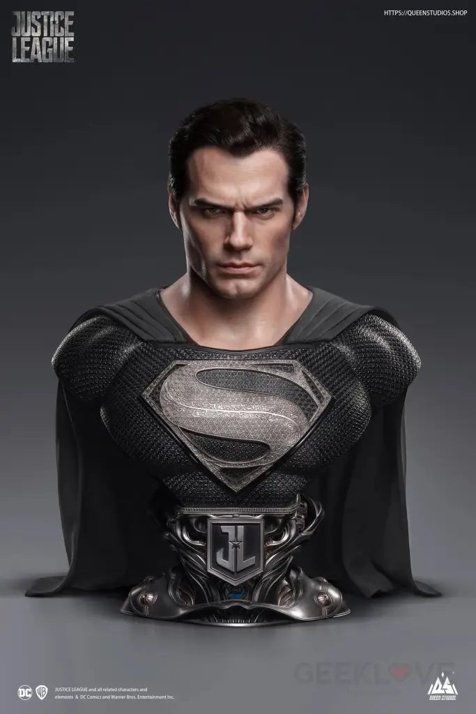 Queen Studios Superman Life-Size Bust (Black) Pre Order Price Preorder