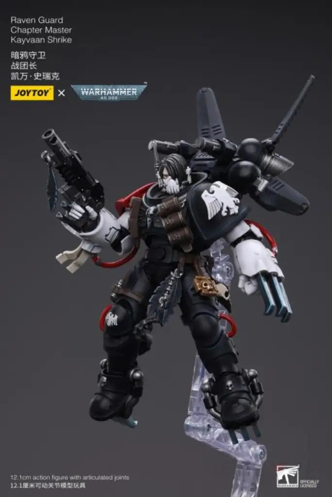 Raven Guard Chapter Master Kayvaan Shrike Action Figure
