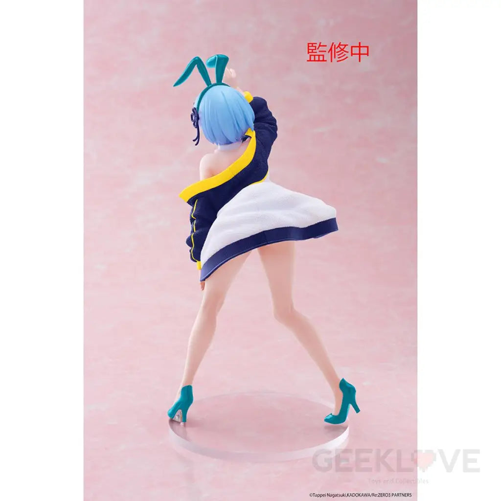 Re:Zero Coreful Figure - Rem (Jacket Bunny Ver.) Renewal Prize Figure