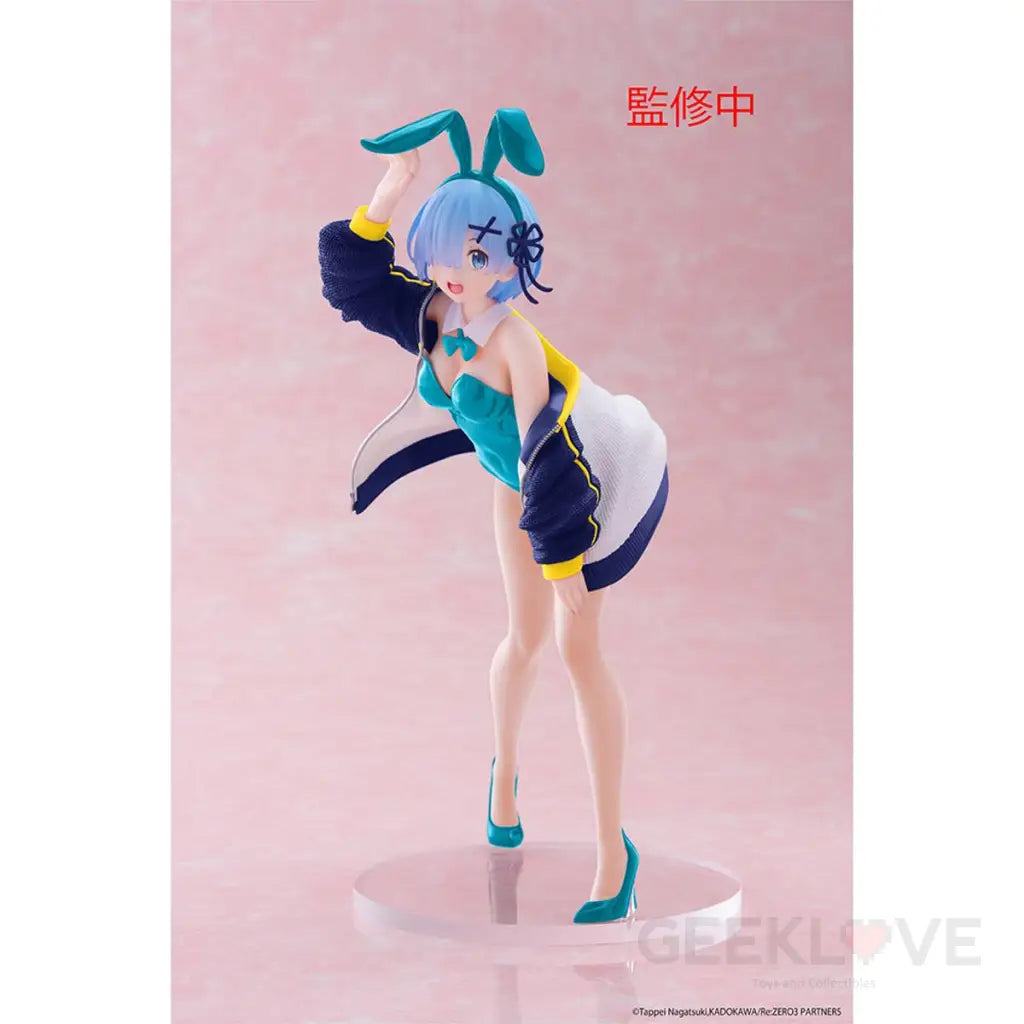 Re:Zero Coreful Figure - Rem (Jacket Bunny Ver.) Renewal Prize Figure